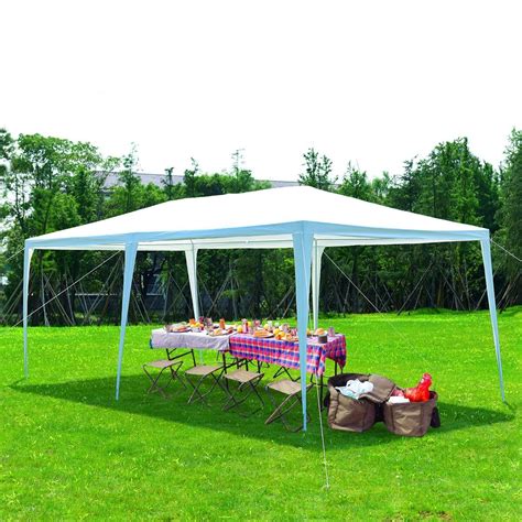 NEWNICY 10Ft.X 20Ft.Outdoor Wedding Party Canopy Tent In White | Wayfair