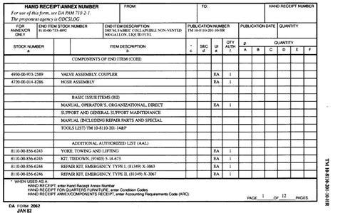 Da Form 2062 Fillable Xfdl - Printable Forms Free Online