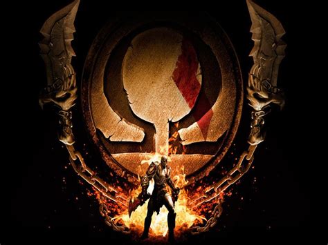 God Of War Omega Symbol Wallpaper