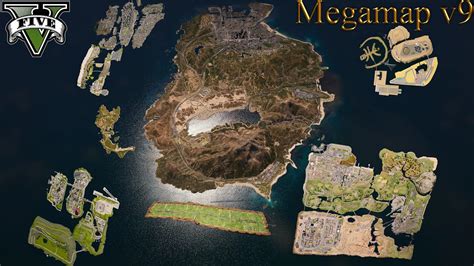 GTA 5 Mega Map Expansion Upgrade 9 - Biggest GTA Map ever - YouTube