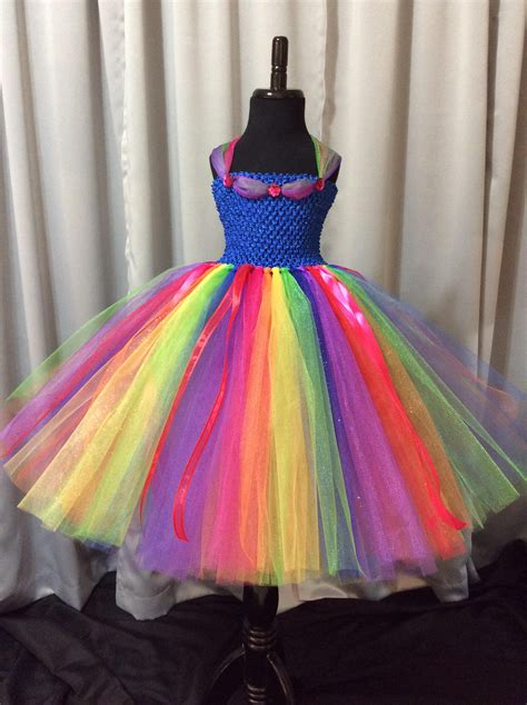 Primary Rainbow Princess Tutu Dress for Girls Princess Dress | Etsy