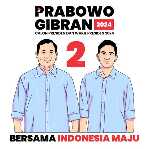 Prabowo Gibran, Prabowo, Indonesia PNG Transparan Clipart dan File PSD ...