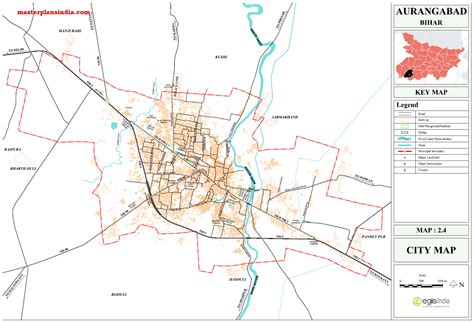 Aurangabad City Map PDF Download - Master Plans India