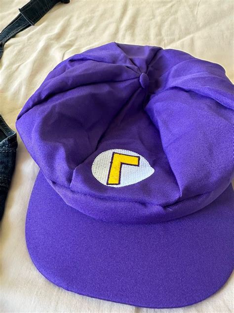 Complete Waluigi - Super Mario Bros. DIY costume, Men's Fashion, Tops ...