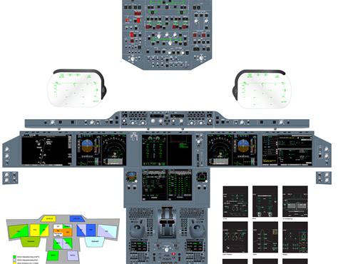 Glyn Chadwick - Airbus A350-800 Cockpit Poster