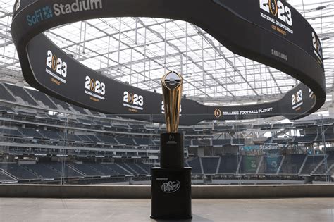 SoFi Stadium begins prep for 2023 CFP National Championship game - Los ...