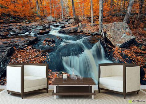 Nature Wallpaper & Wall Murals - Park, Waterfall_13 | Fototapet.art ...