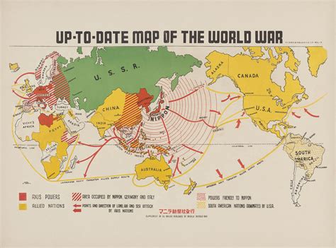 Mapa de la Segunda Guerra Mundial 1942, WW2, Mapa, Eje, Imperio de ...