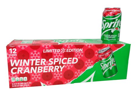 FRESH 12 Pk Sprite Spiced Cranberry - Soda Emporium