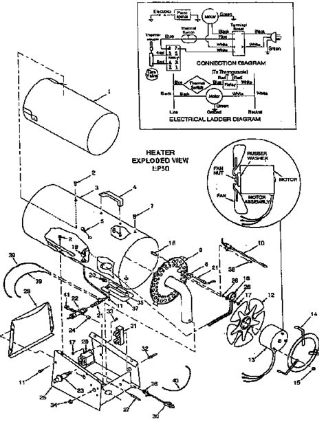 All Pro Heater Parts Diagram