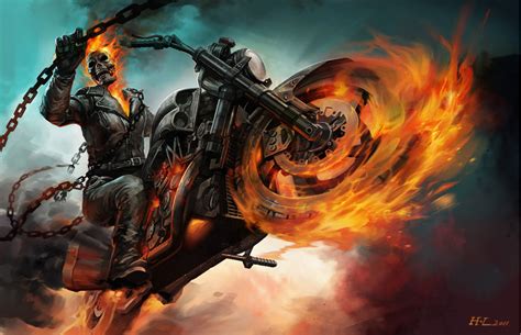 🔥 [70+] Ghost Rider Bike Wallpapers | WallpaperSafari