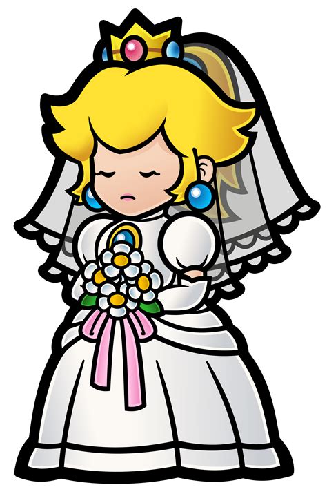 Wedding Peach - Super Paper Mario by Fawfulthegreat64 on DeviantArt