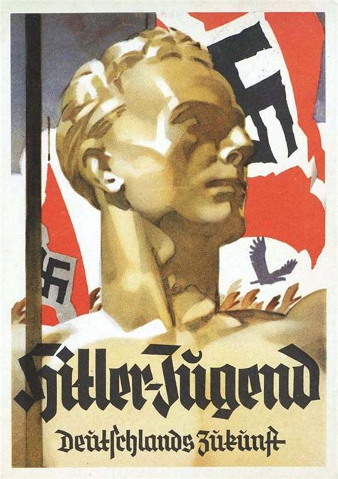 "Hitler Youth, Germany's Future" Hitler Youth poster, 1942 | Scrolller