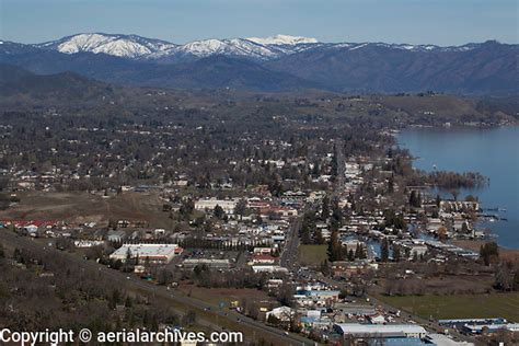 aerial photograph of Lakeport, Lake County, California | Aerial ...