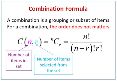 Combinations (video lessons, examples and solutions)