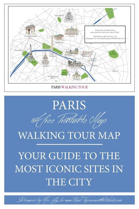 A Paris Walking Tour Map to help you explore Paris - Free to download ...