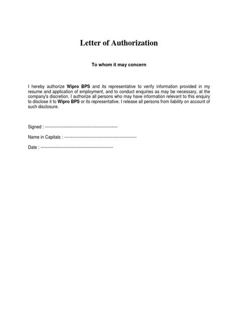 Authorization Letter For Icegate Registration