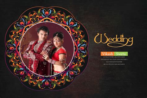 12x36 psd wedding album cover page design psd free download - poleinstant