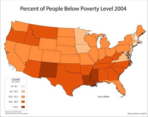 Jeff's First Geology Blog: Choropleth Map