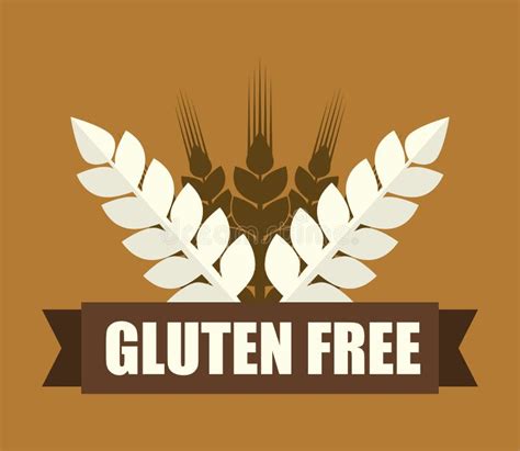 Gluten free label stock vector. Illustration of outline - 110439003