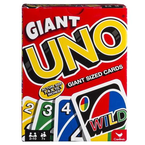 Giant Uno Giant Game | Uno card game, Card games for kids, Card games