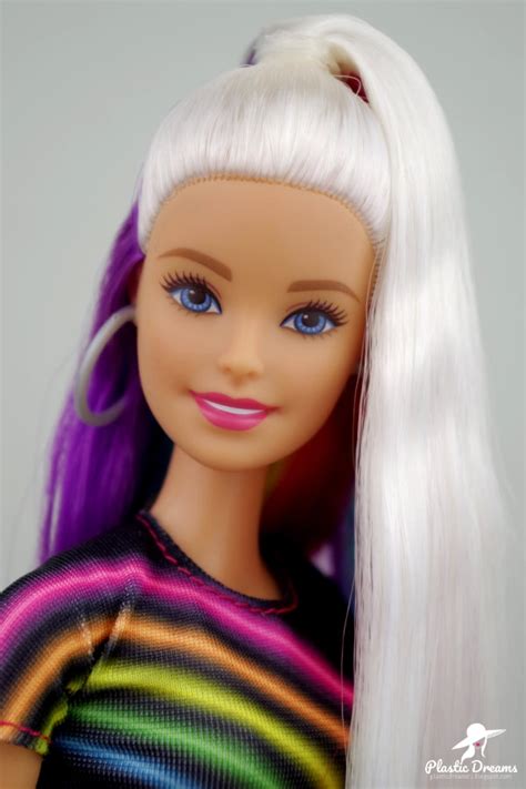 Plastic Dreams :: Barbie et miniatures: Rainbow Sparkle Hair Barbie Doll