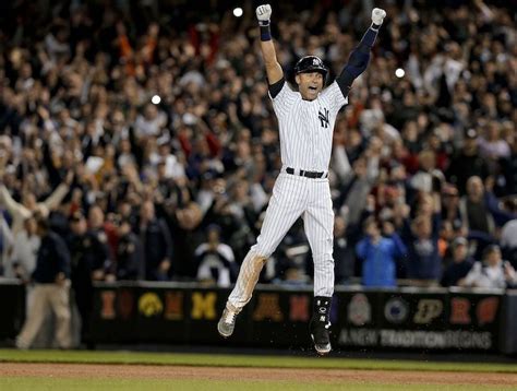 Watch Derek Jeter deliver walk-off hit in final game at Yankee Stadium ...