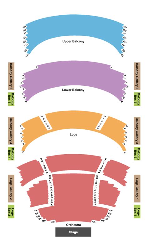 Mead Theatre At Schuster Performing Arts Center Seating Chart | Star ...