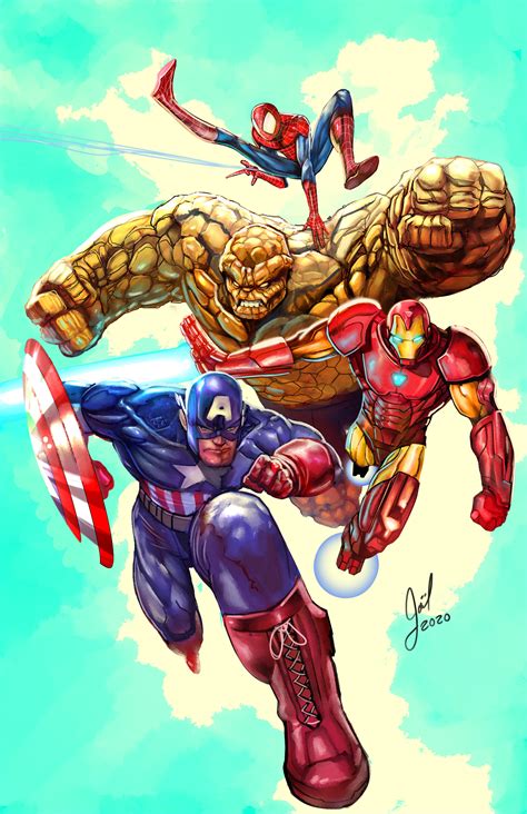 ArtStation - Marvel Superheroes Fan Art