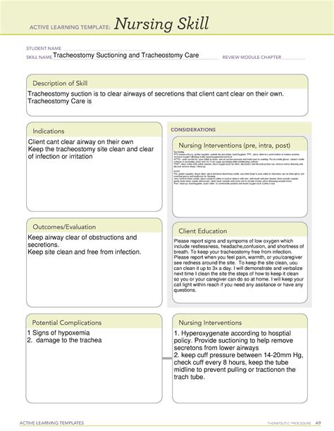 Tracheostomy Tube Suctioning