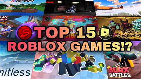 TOP 15 ROBLOX GAMES YOU NEED TO TRY 2023 (6/12/2023) - YouTube