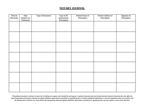 Notary Record Book Printable - Printable Word Searches