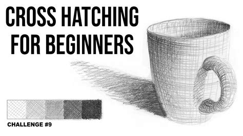 Cross Hatching for Beginners - Art Challenge #9 - YouTube