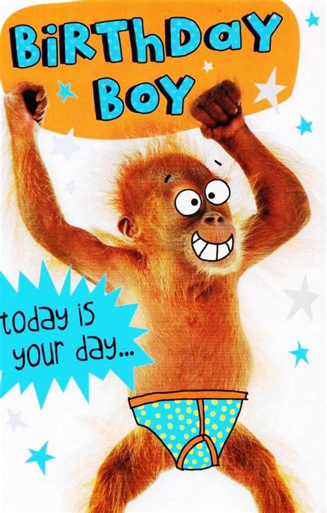 funny birthday boy go bananas birthday card funny birthday pictures ...