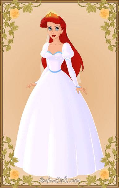 Ariel wedding dress by monsterhighlover3 on deviantART | Ariel wedding ...