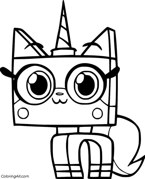 Unikitty Coloring Pages - ColoringAll