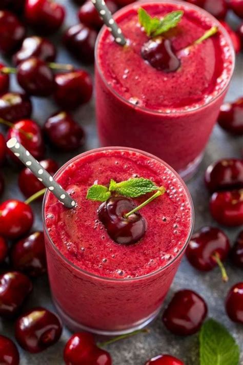 5 Refreshing AF Summer Smoothie Recipes - Society19 UK Cherry Smoothie ...