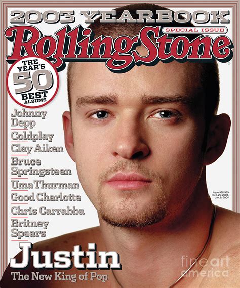 Rolling Stone Cover - Volume #938 - 12/25/2003 - Justin Timberlake ...