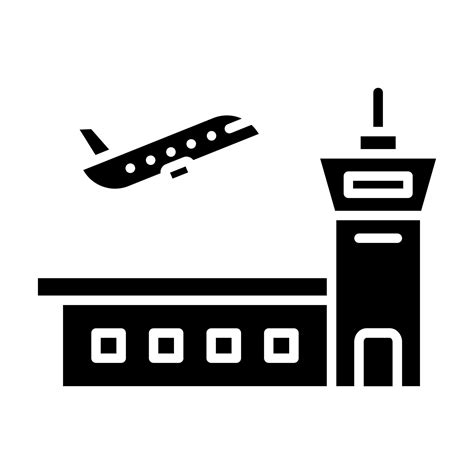 Airport vector icon 21730914 Vector Art at Vecteezy