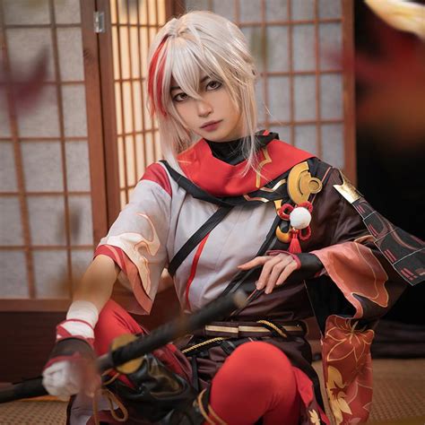 Genshin Impact Kazuha Cosplay Costume – Cosplay shop