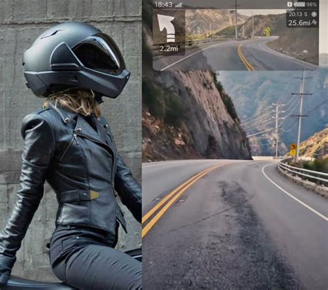 Cross Helmet: Motorcycle Helmet With Rear-view Camera