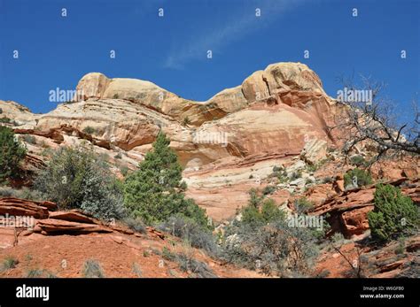 calf creek falls utah Stock Photo - Alamy