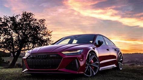 Red Audi Rs7 C8 Live Wallpaper