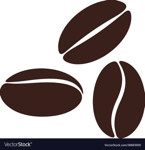 Coffee bean Royalty Free Vector Image - VectorStock