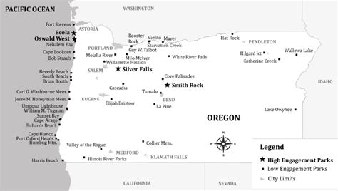 Map of Oregon State Parks | Download Scientific Diagram