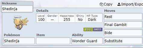 Best moveset for shedinja right here : r/MandJTV