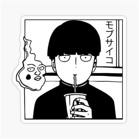 "MOB PSYCHO 100 - Shigeo " Sticker for Sale by noureddineyahya | Redbubble