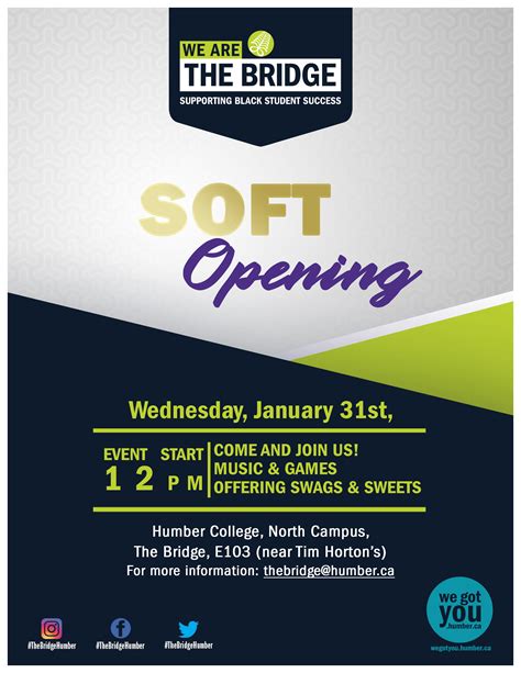 The Bridge Soft Opening - North Campus | Humber Communiqué