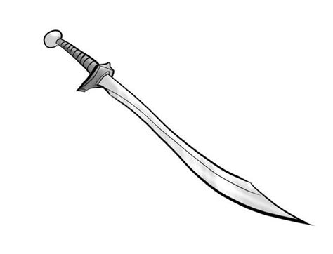 Simple Sword Drawing at GetDrawings | Free download