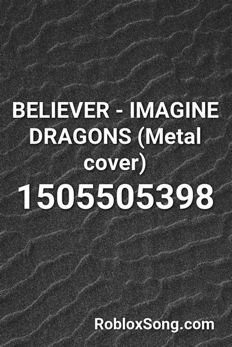 Imagine Dragons Full Song Ids For Roblox